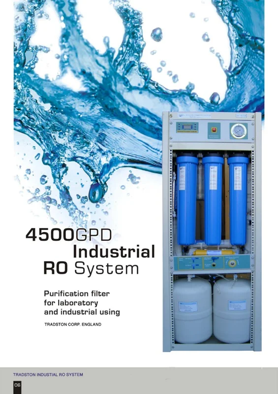 RO system 4500 صنعتی
